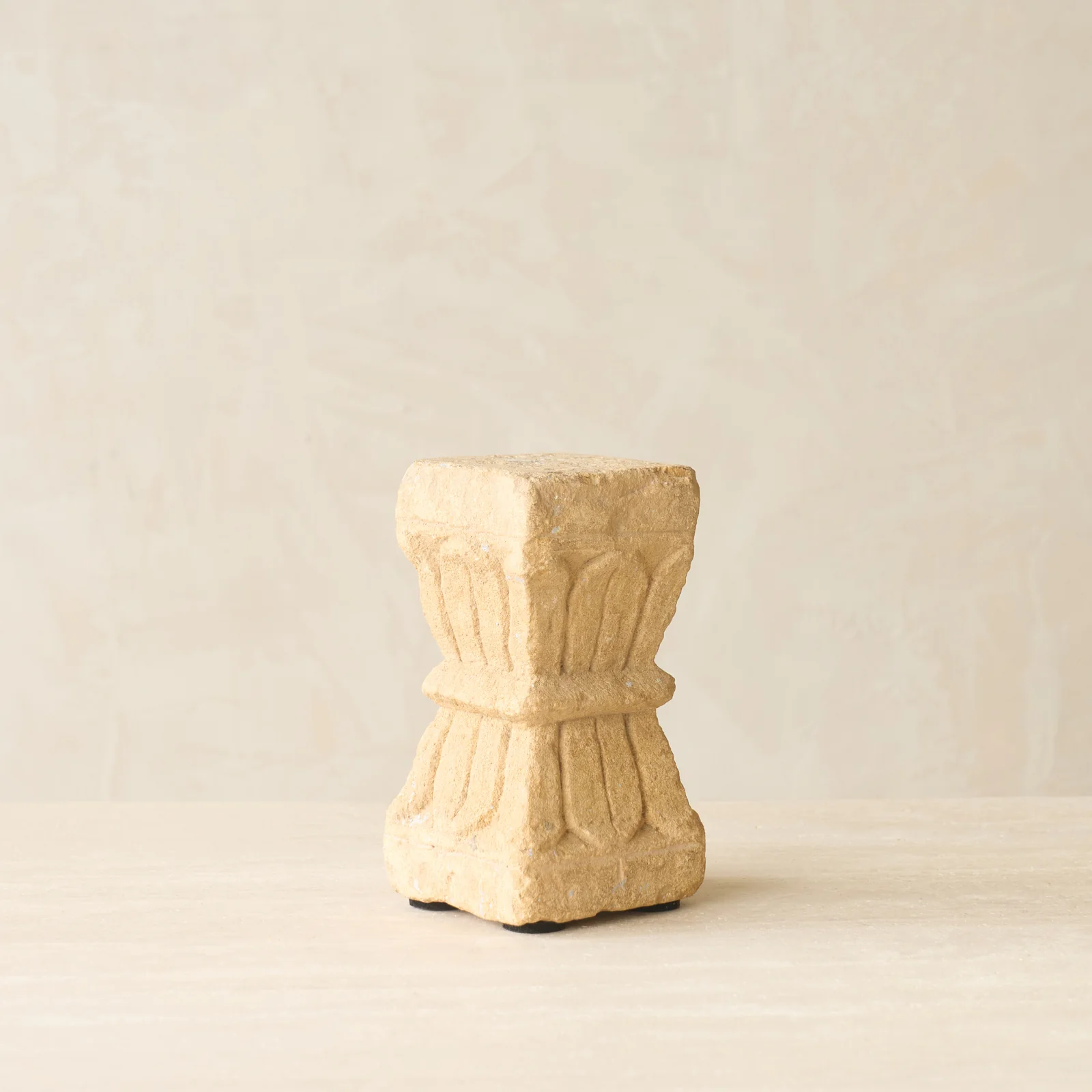 Reclaimed Sandstone Candle Pedestal - Image 5