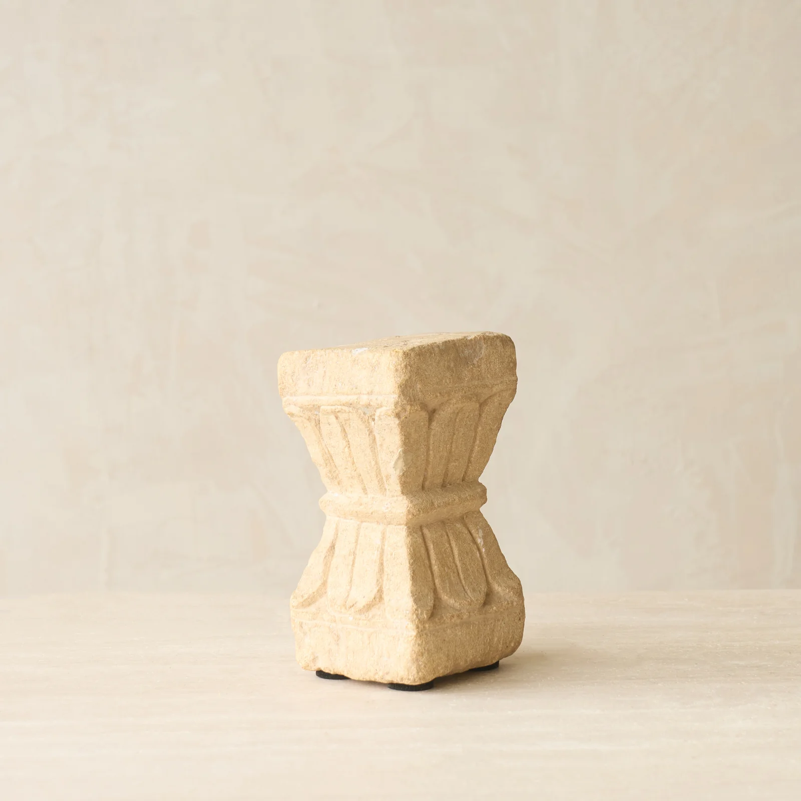 Reclaimed Sandstone Candle Pedestal - Image 7