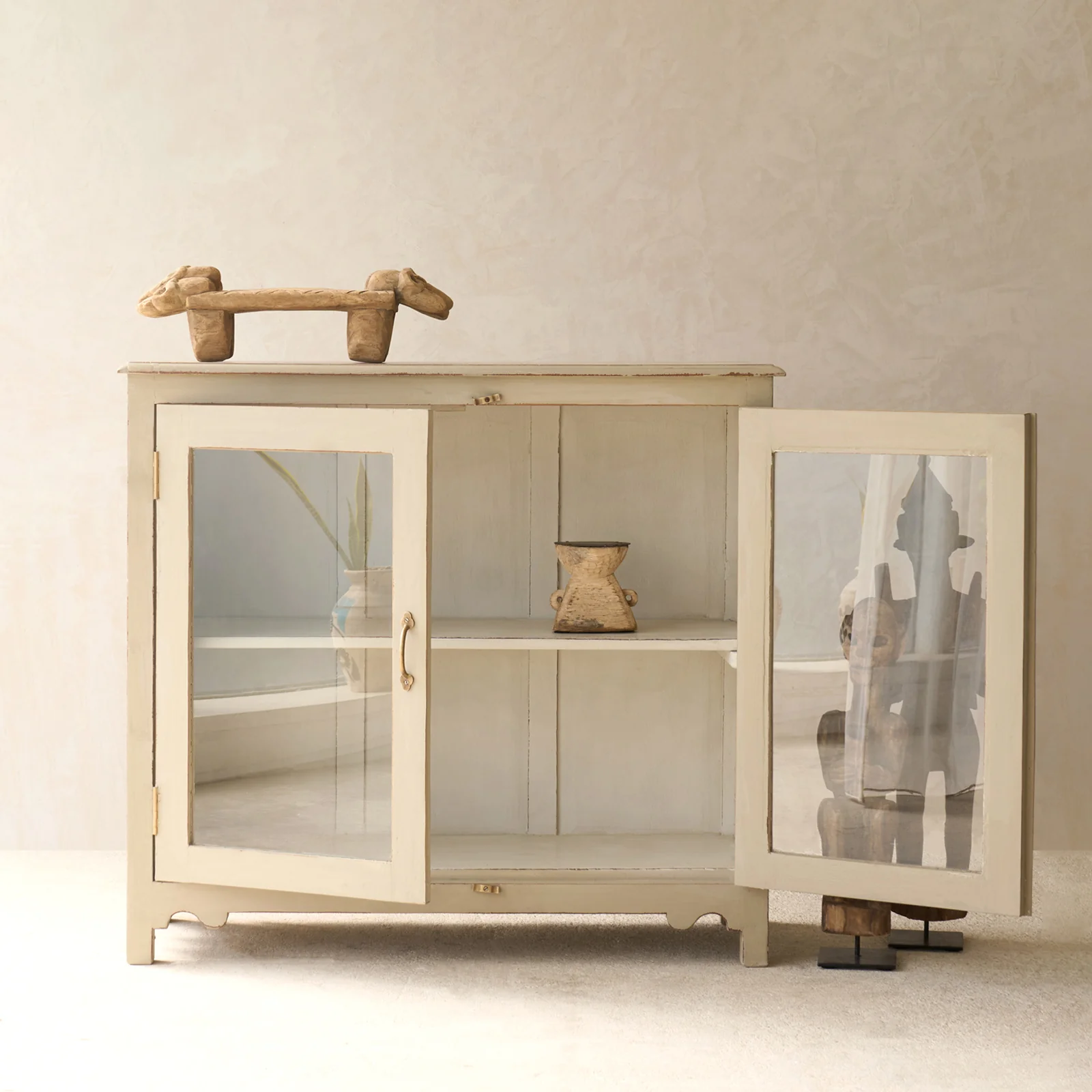 Vintage Small Cabinet | Linen - Image 2
