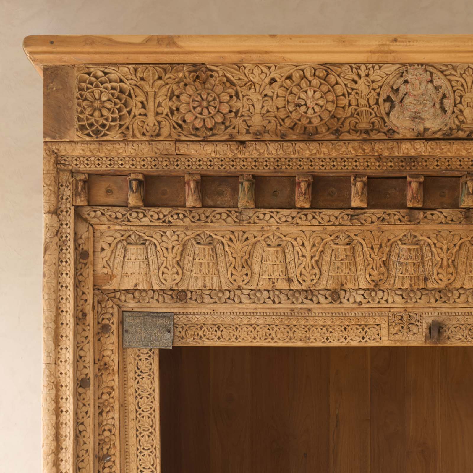 Vintage Tall Bookshelf | Natural - Image 6