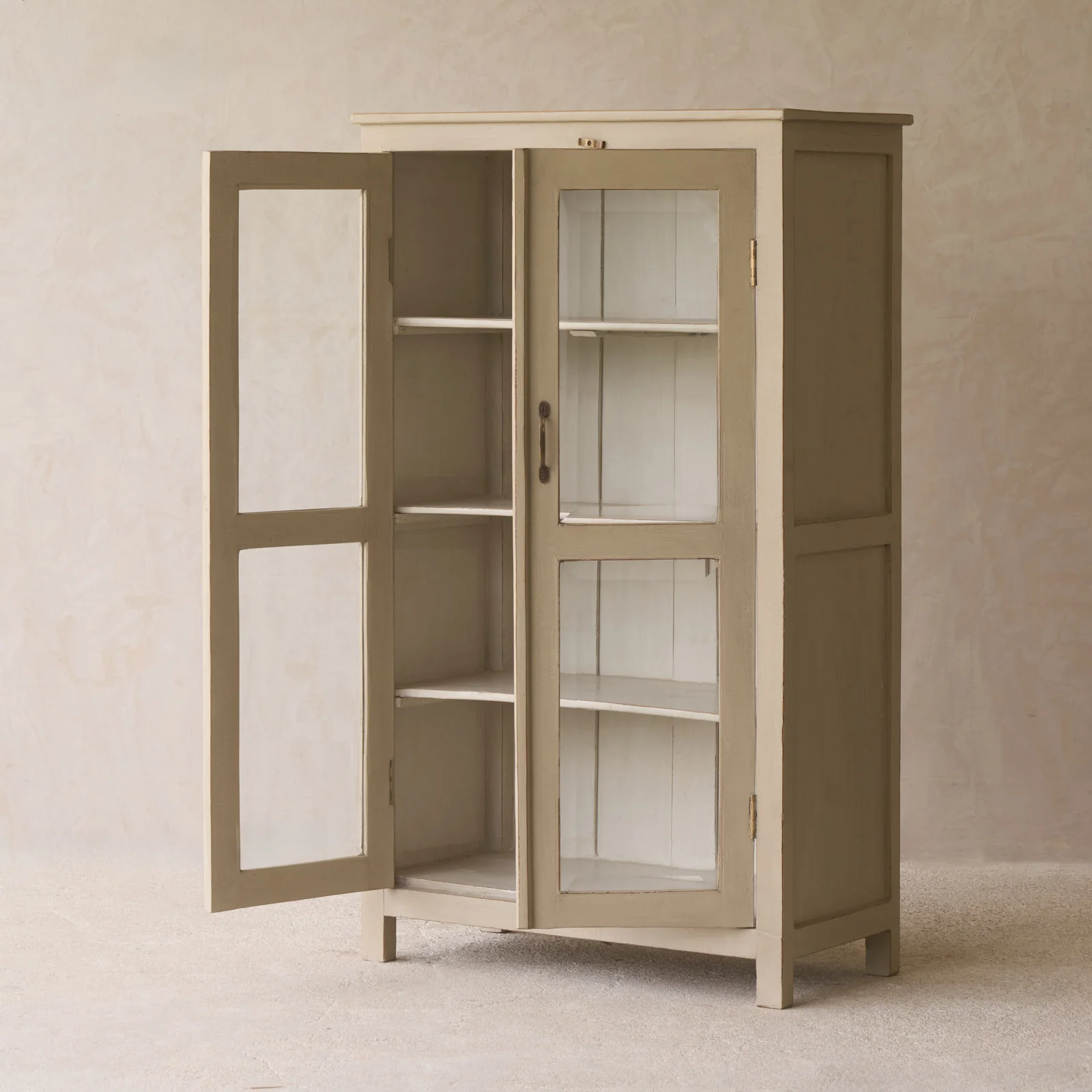 Vintage Tall Cabinet | Linen - Image 4