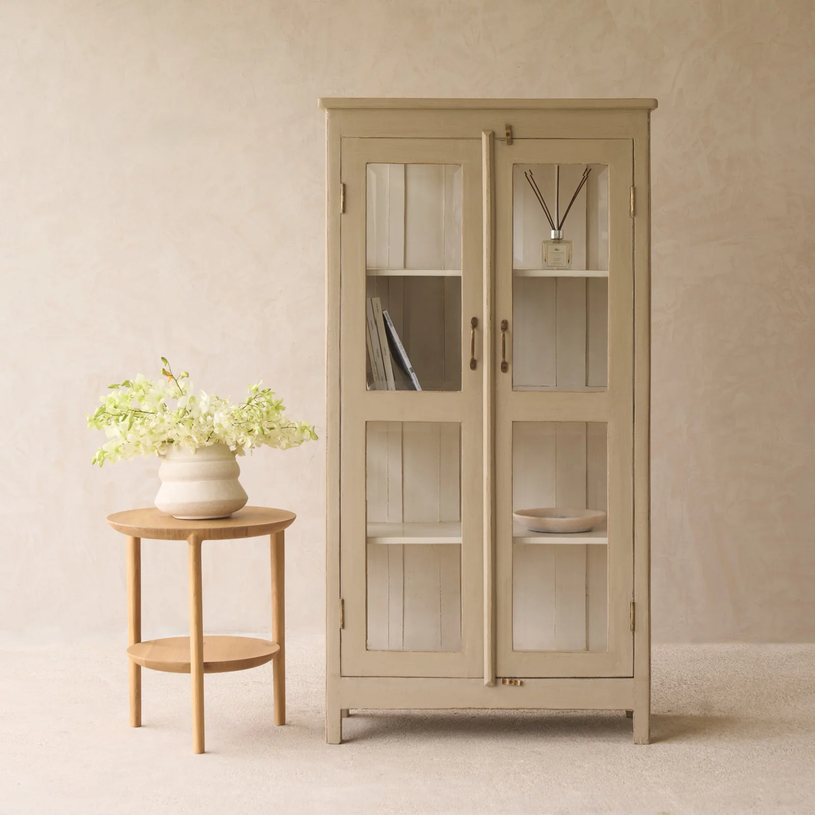 Vintage Tall Cabinet | Linen