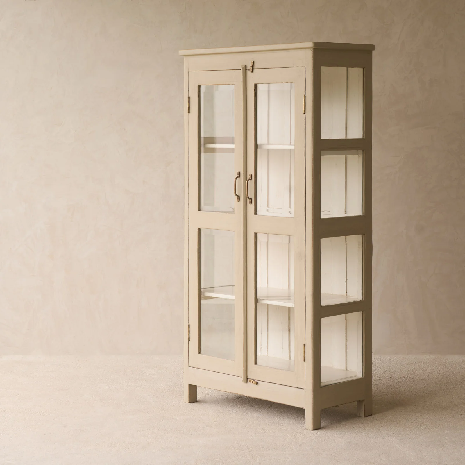Vintage Tall Cabinet | Linen - Image 3