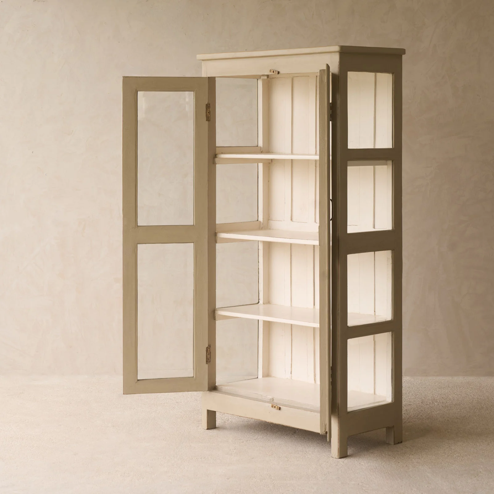 Vintage Tall Cabinet | Linen - Image 4