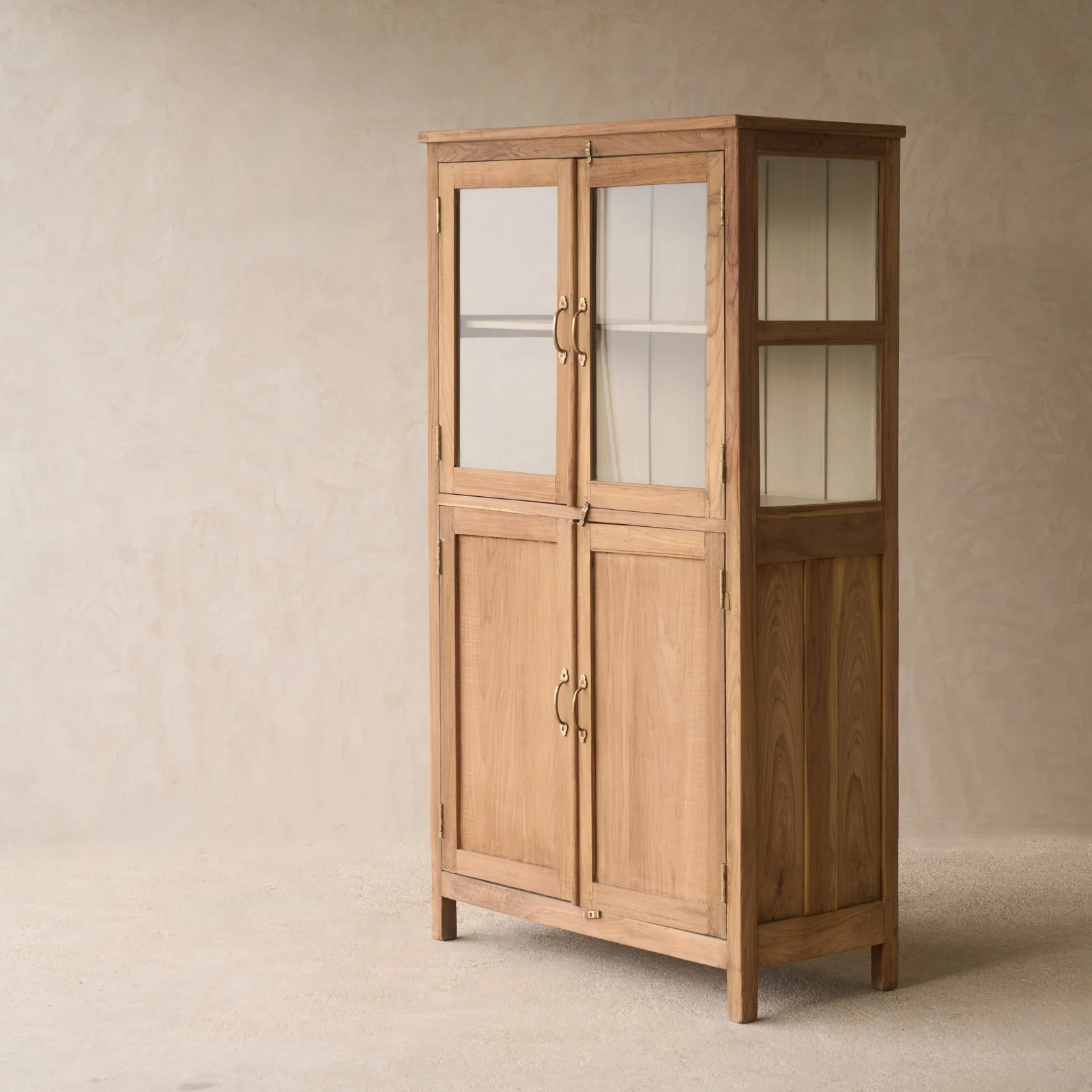 Vintage Tall Cabinet | Natural - Image 4