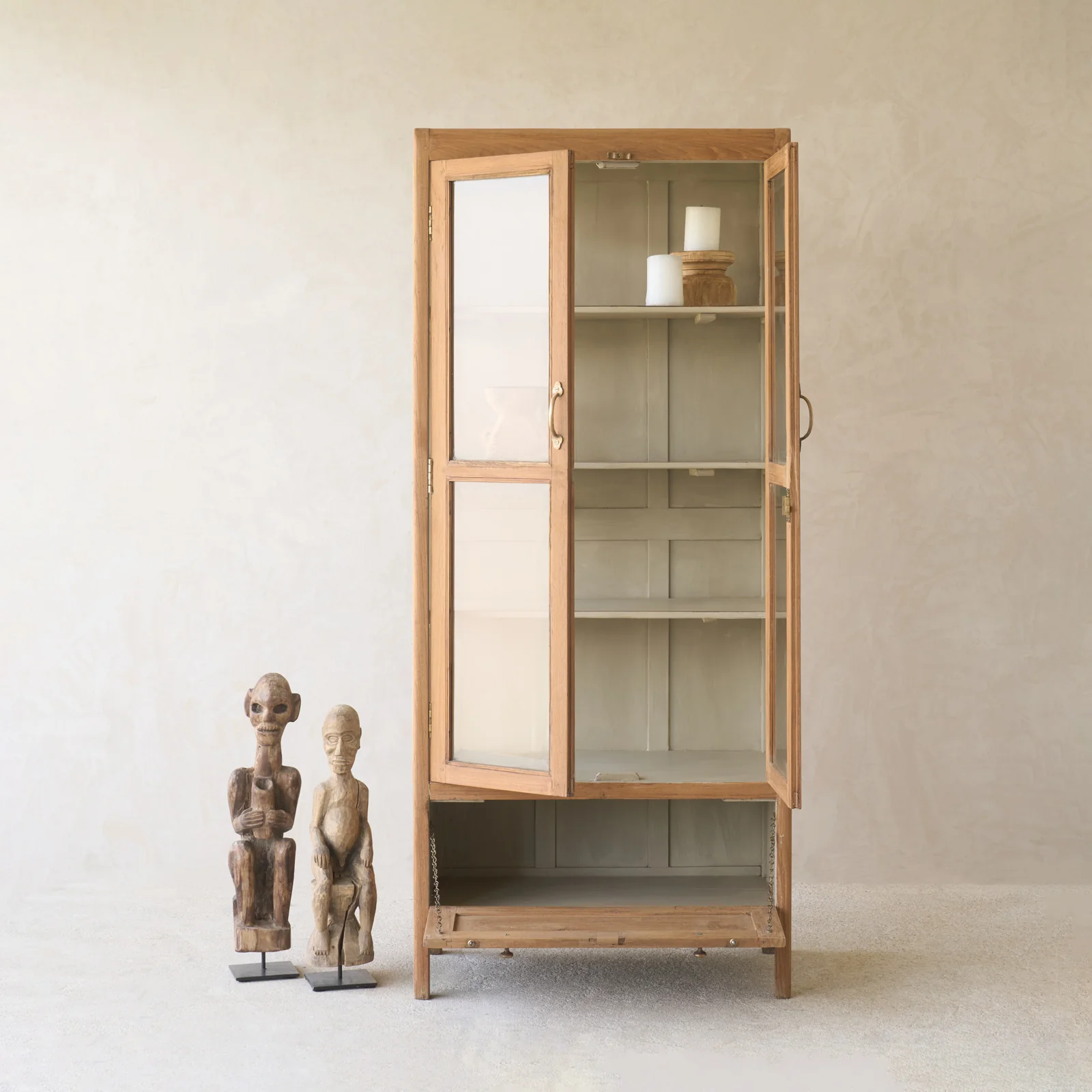Vintage Tall Cabinet | Natural - Image 2
