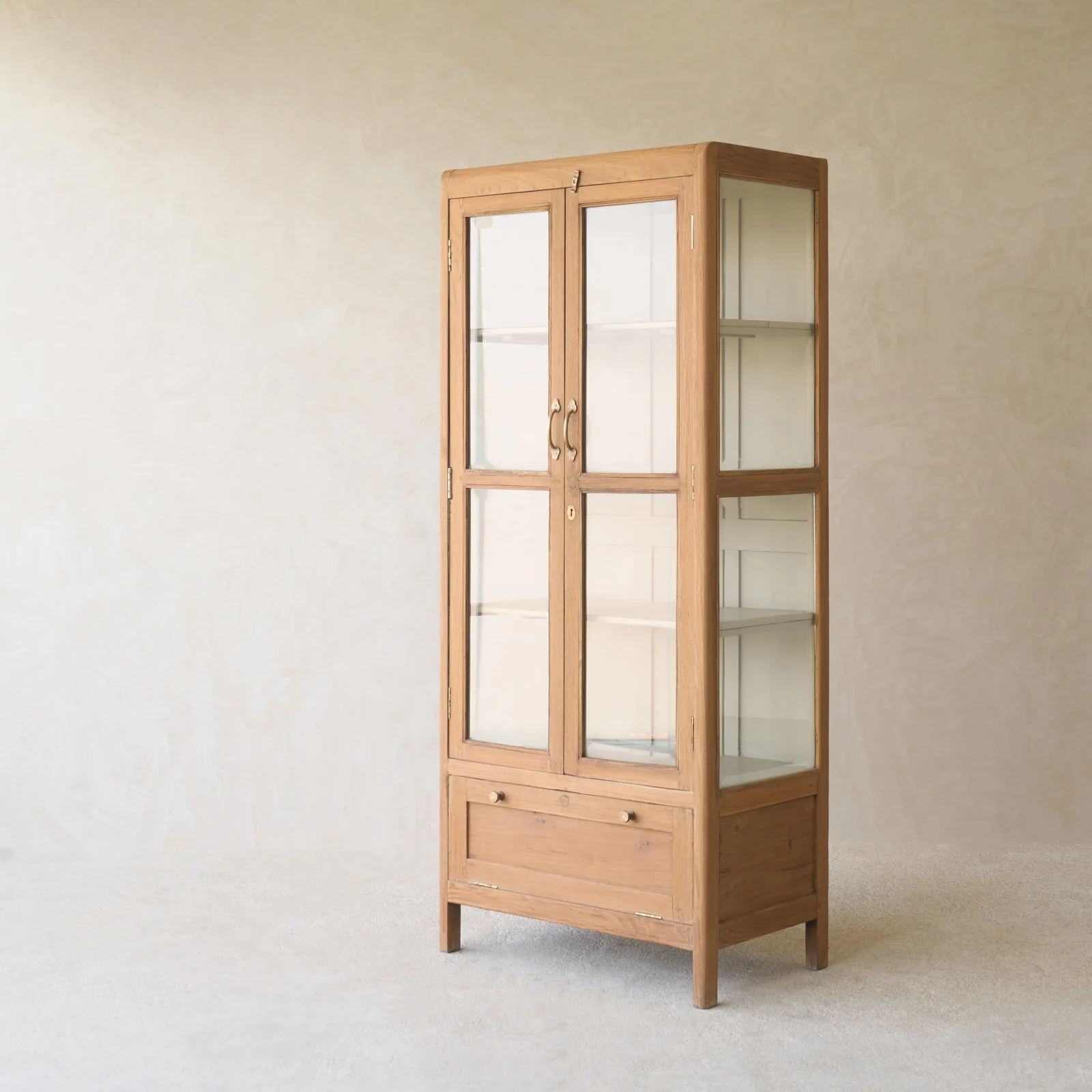 Vintage Tall Cabinet | Natural - Image 4