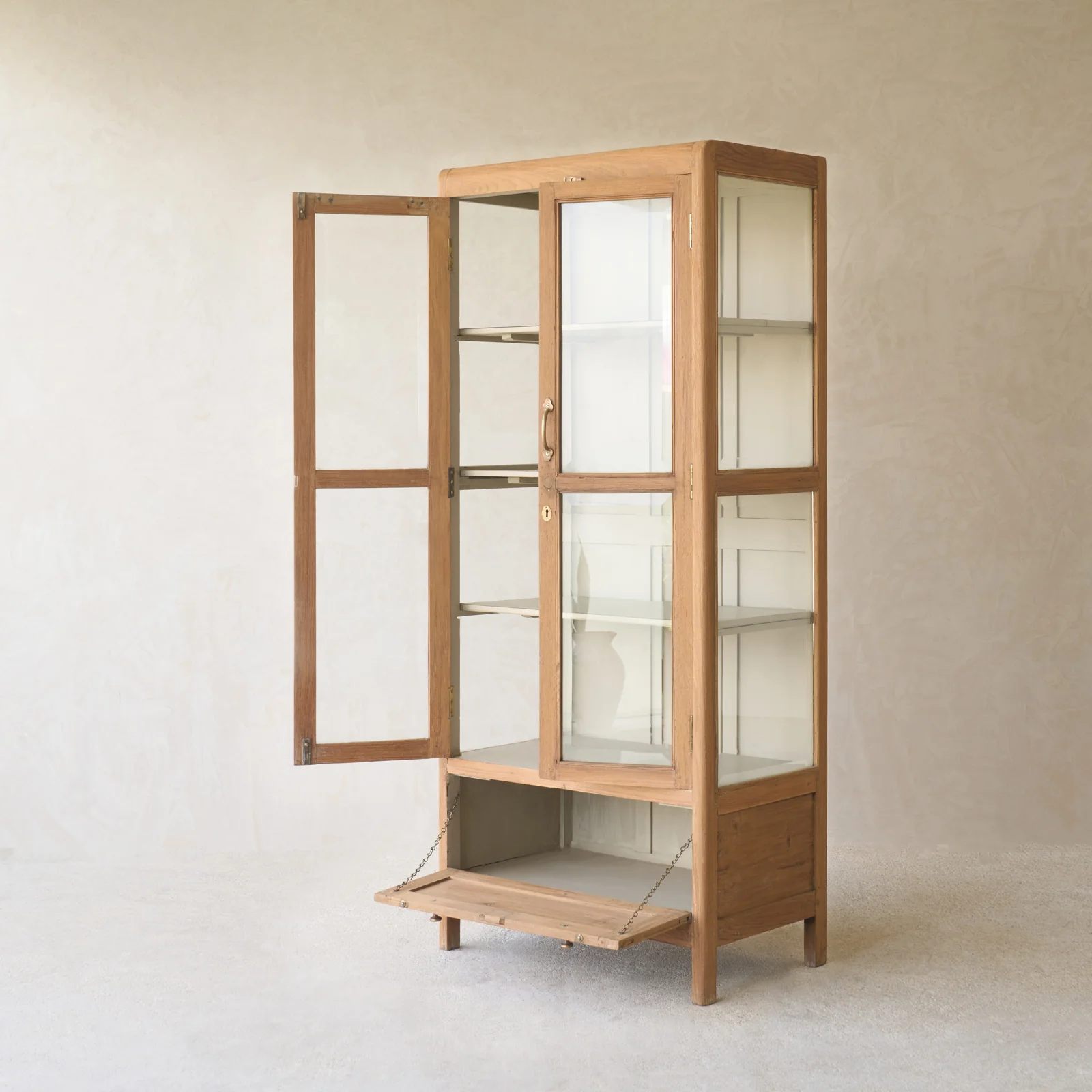 Vintage Tall Cabinet | Natural - Image 5