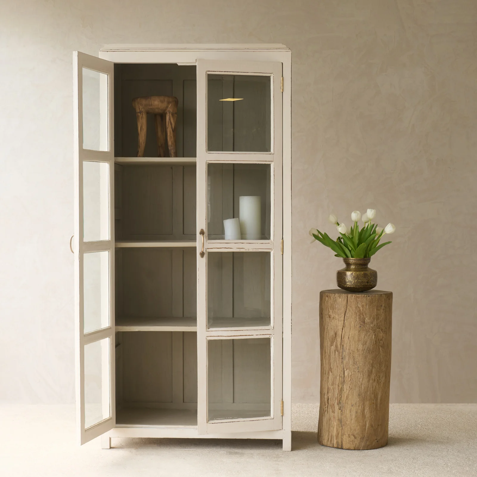 Vintage Tall Cabinet | Ricotta - Image 2