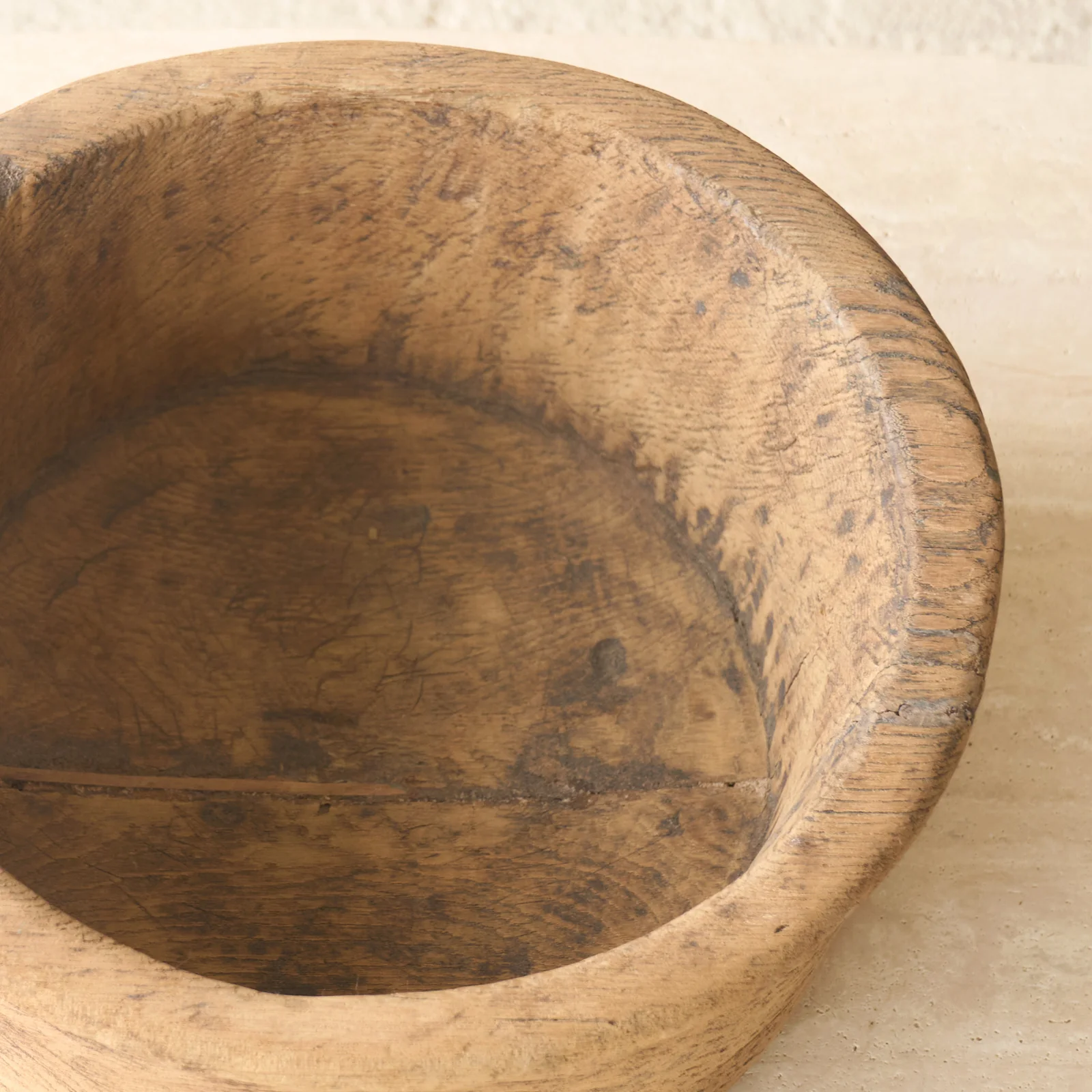 Vintage Rustic Timber Bowl Natural | No. 1 - Image 2