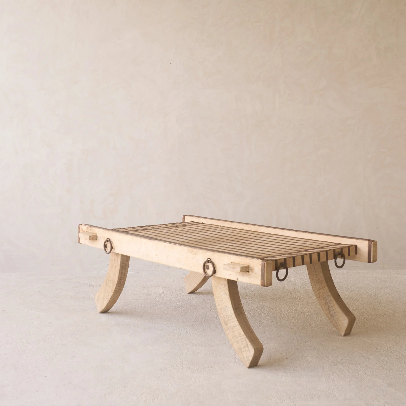 Vintage Teak Camel Cart - Image 4