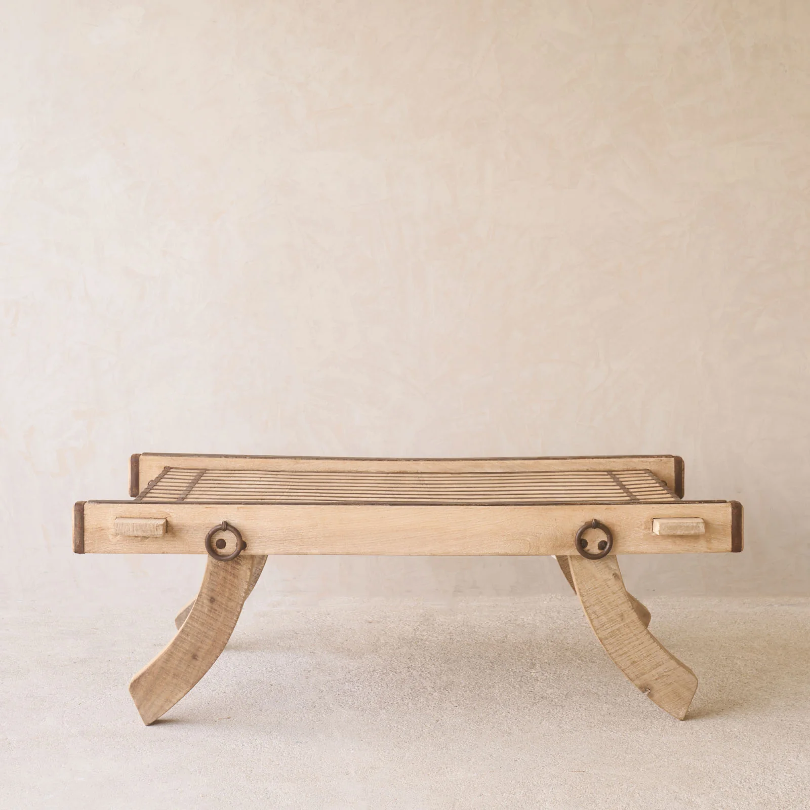 Vintage Teak Camel Cart - Image 7