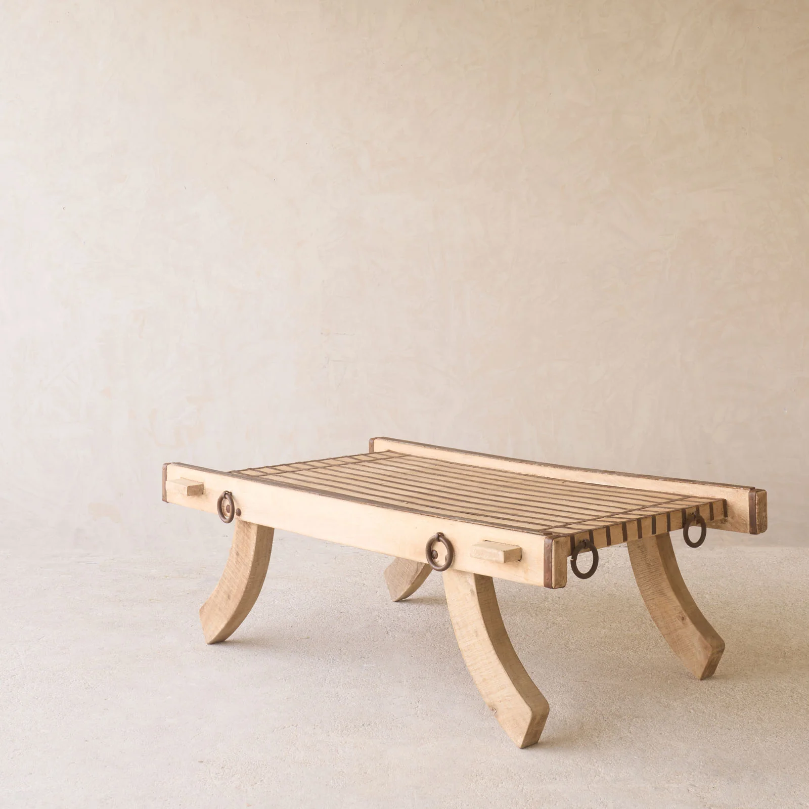 Vintage Teak Camel Cart - Image 8