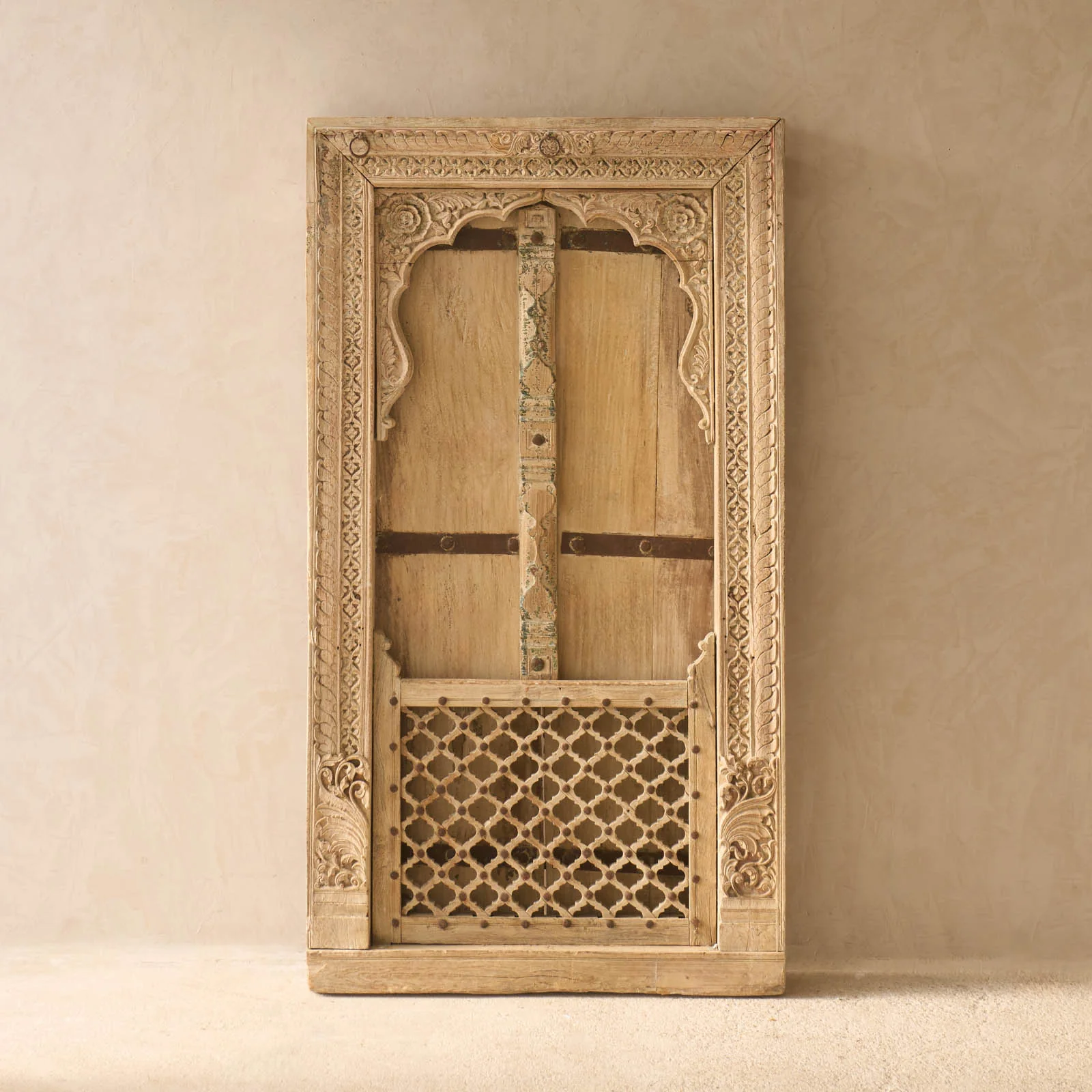Vintage Teak Frame with Carvings - Image 5