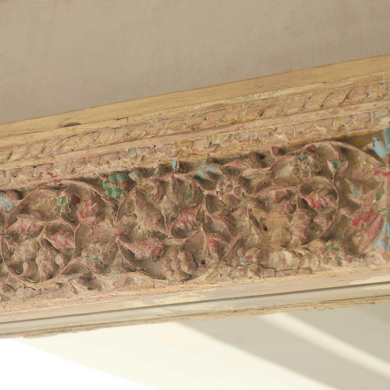 Vintage Teak Mirror | Natural - Image 4