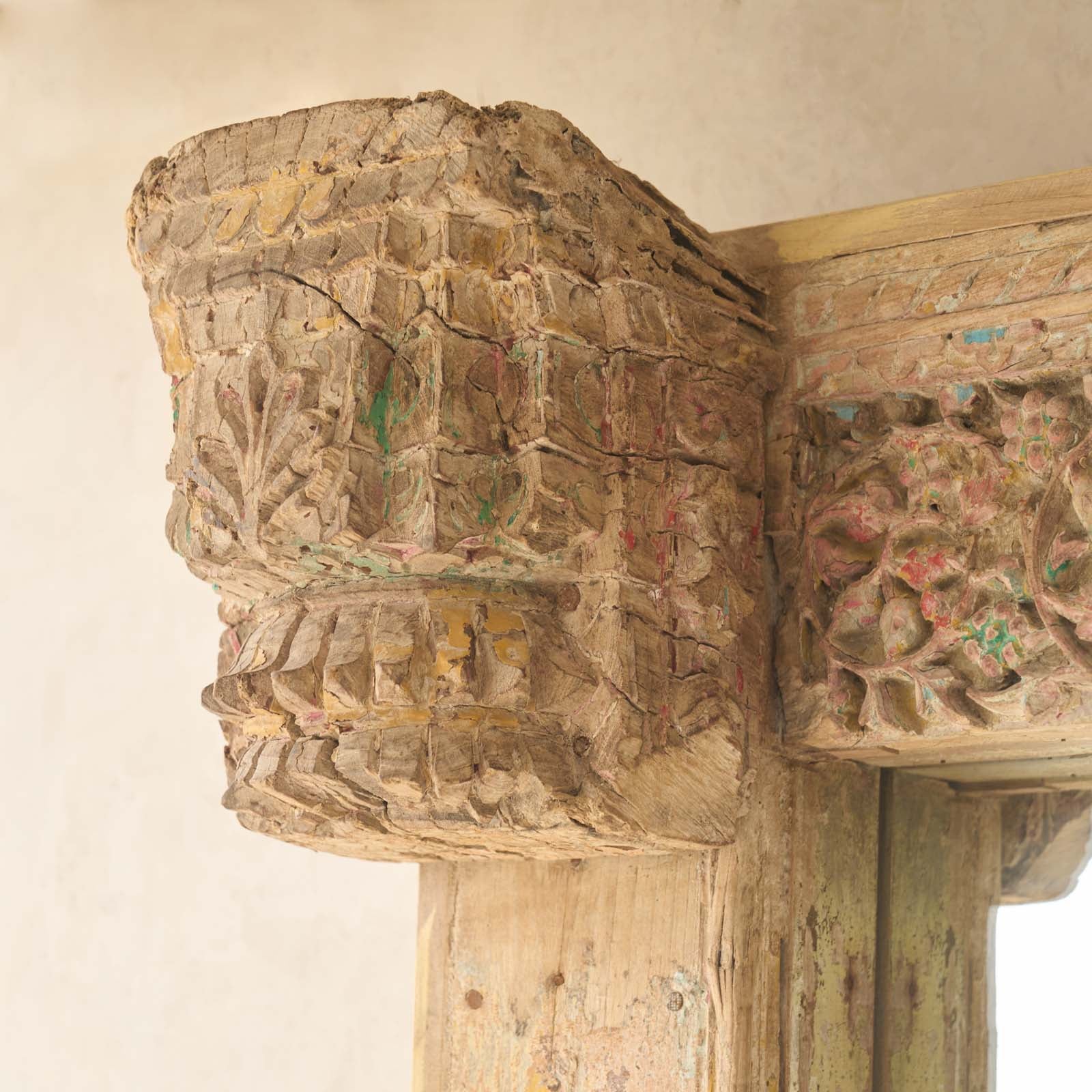 Vintage Teak Mirror | Natural - Image 5
