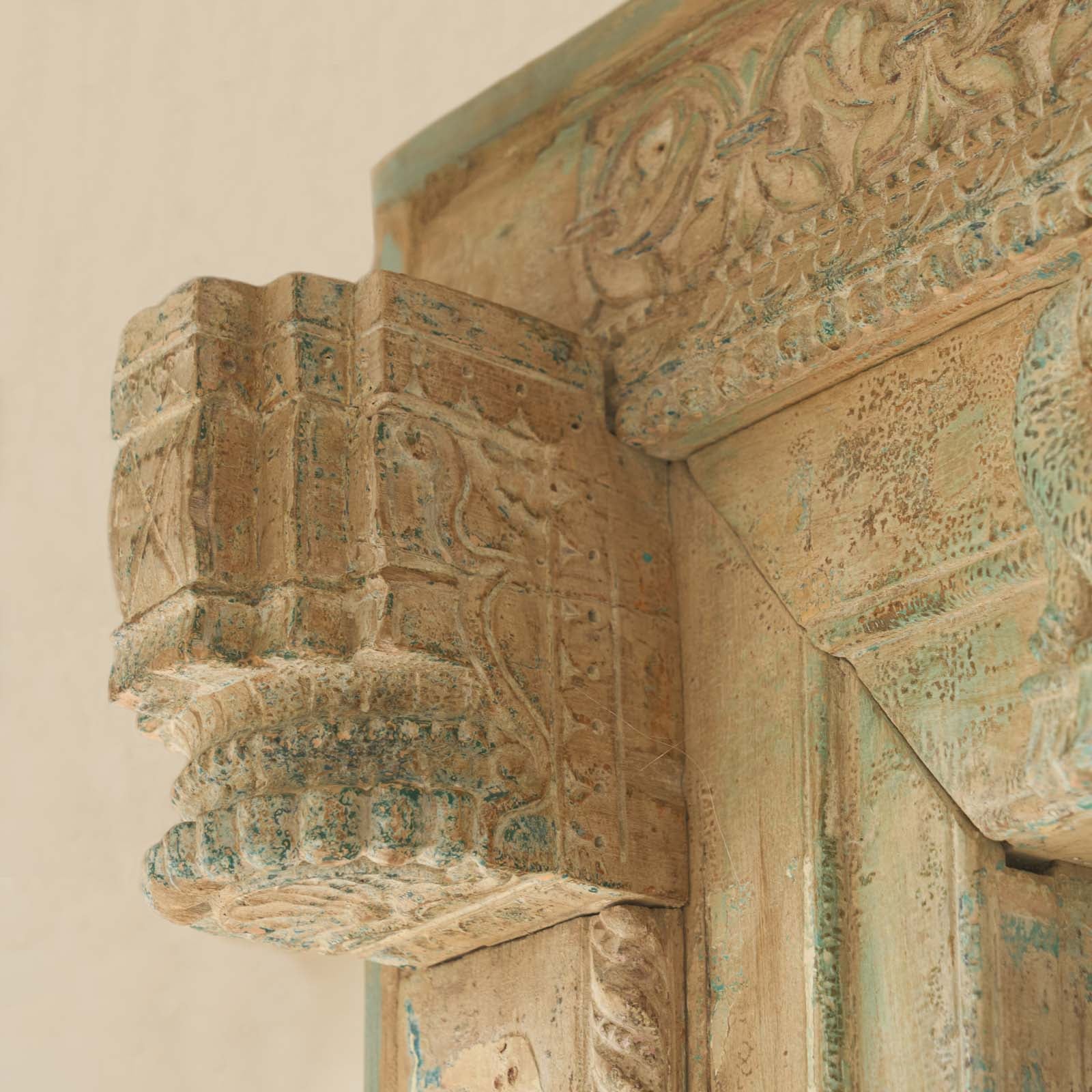 Vintage Teak Mirror | Natural - Image 3