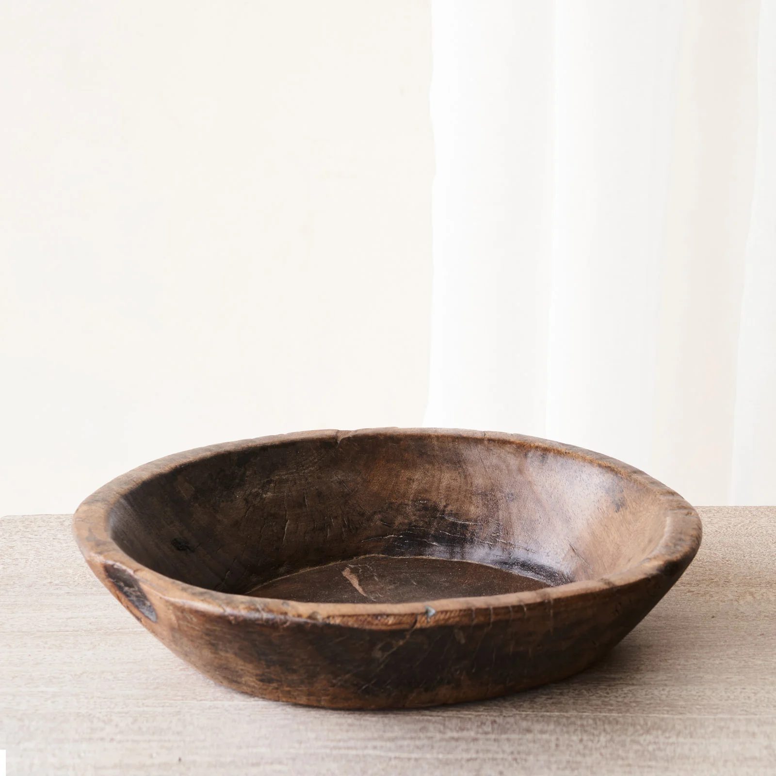 Vintage Wooden Parat Bowl - Medium - Image 11