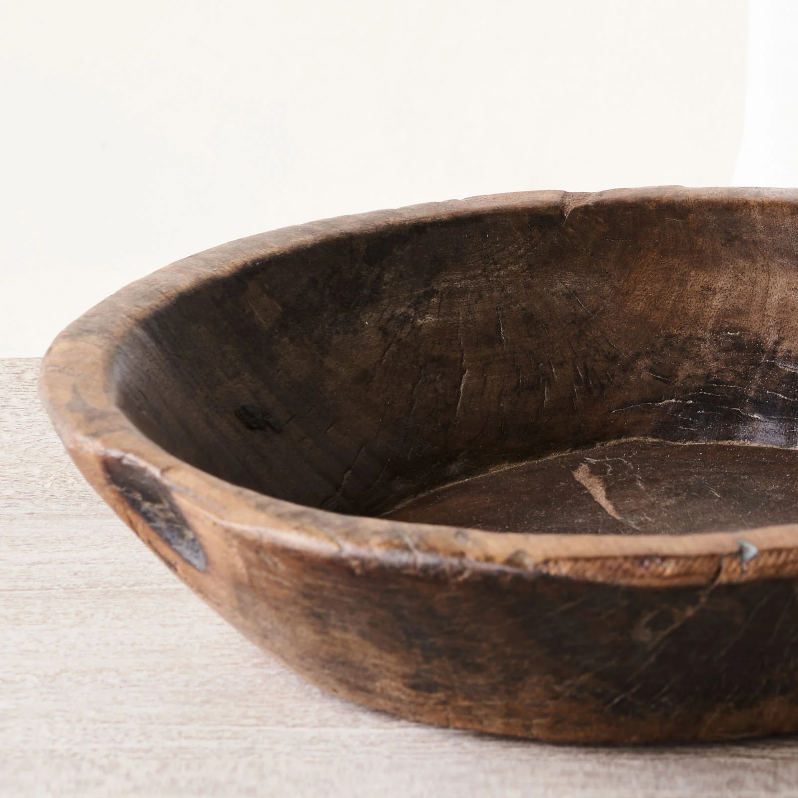 Vintage Wooden Parat Bowl - Medium - Image 12