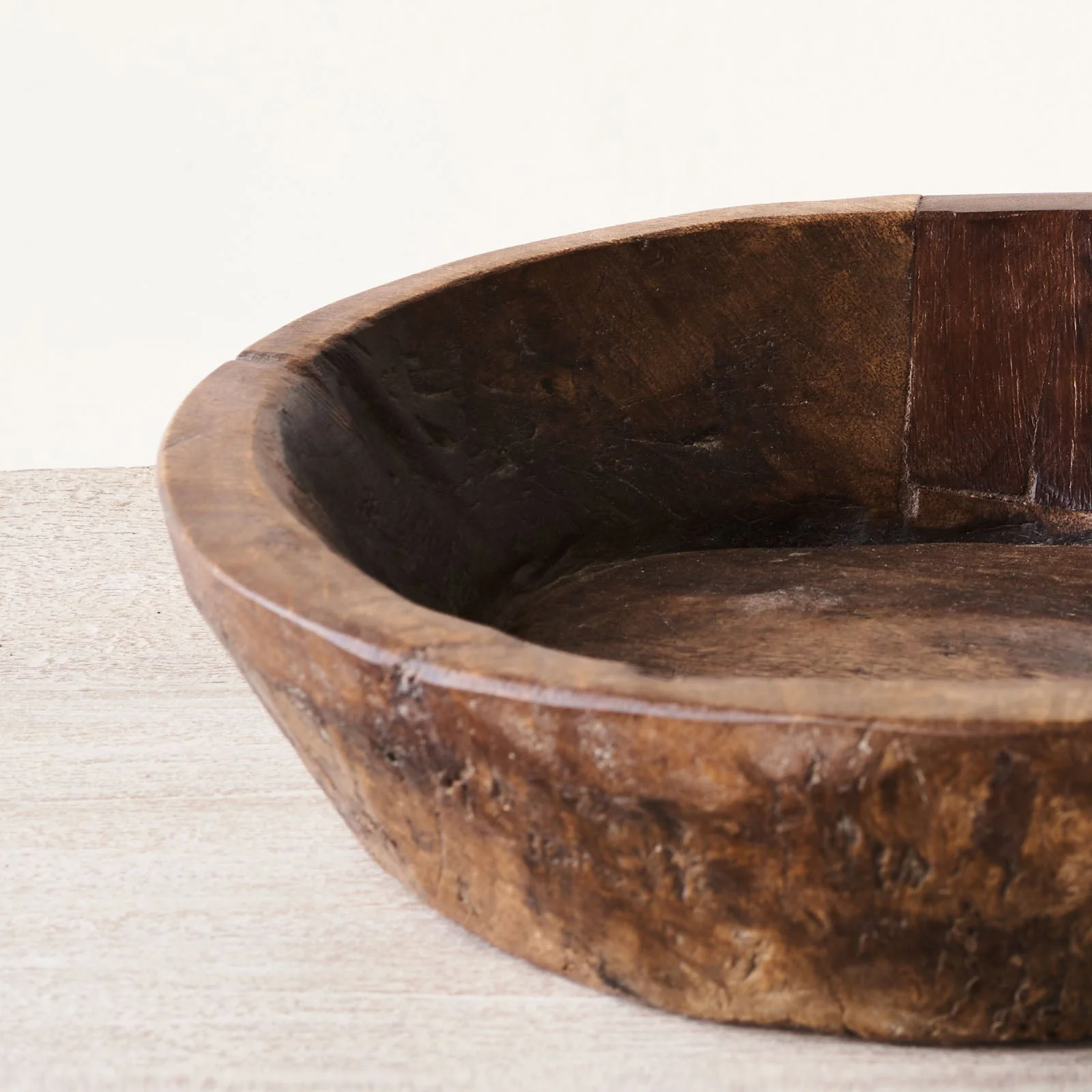 Vintage Wooden Parat Bowl - Medium - Image 15