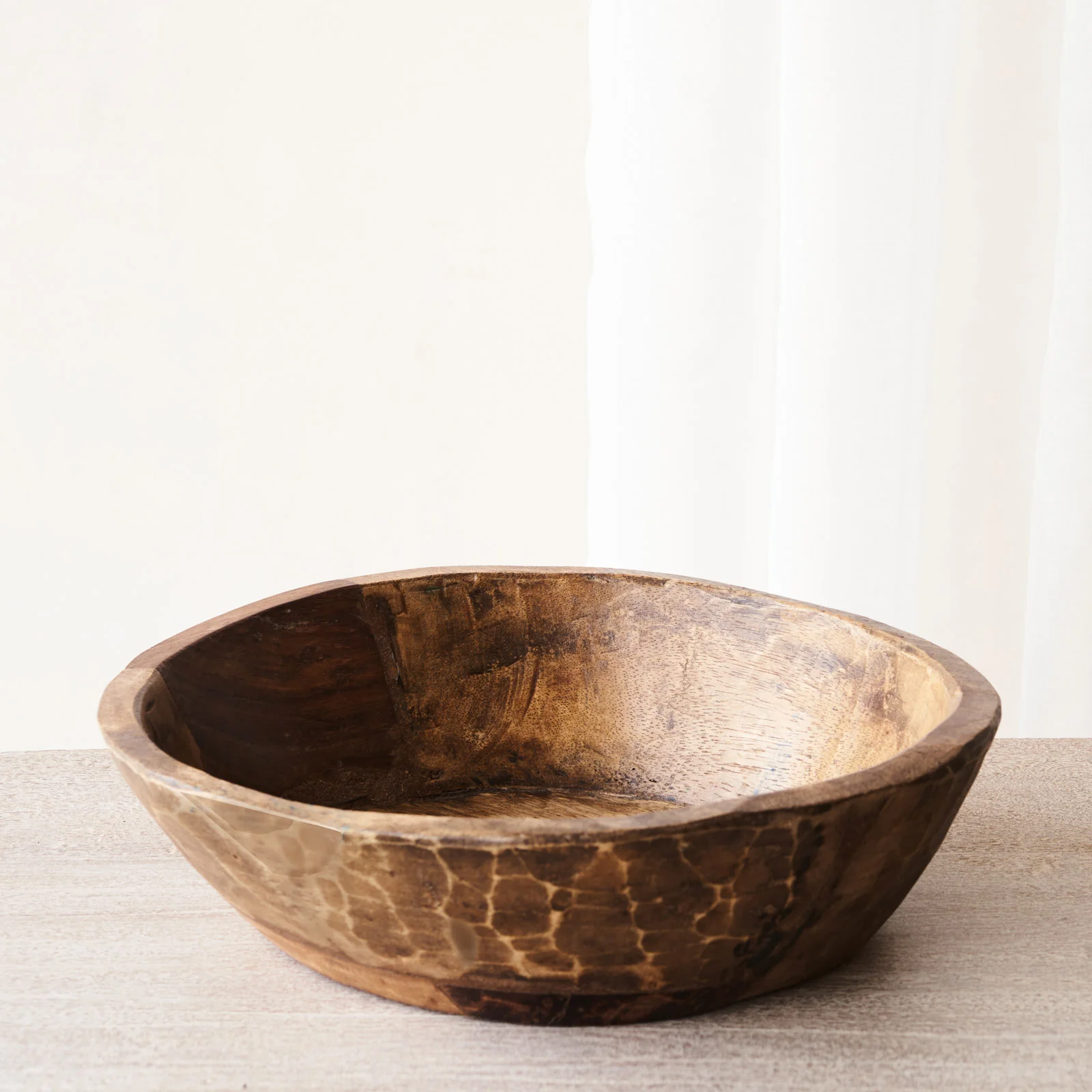 Vintage Wooden Parat Bowl - Medium - Image 16