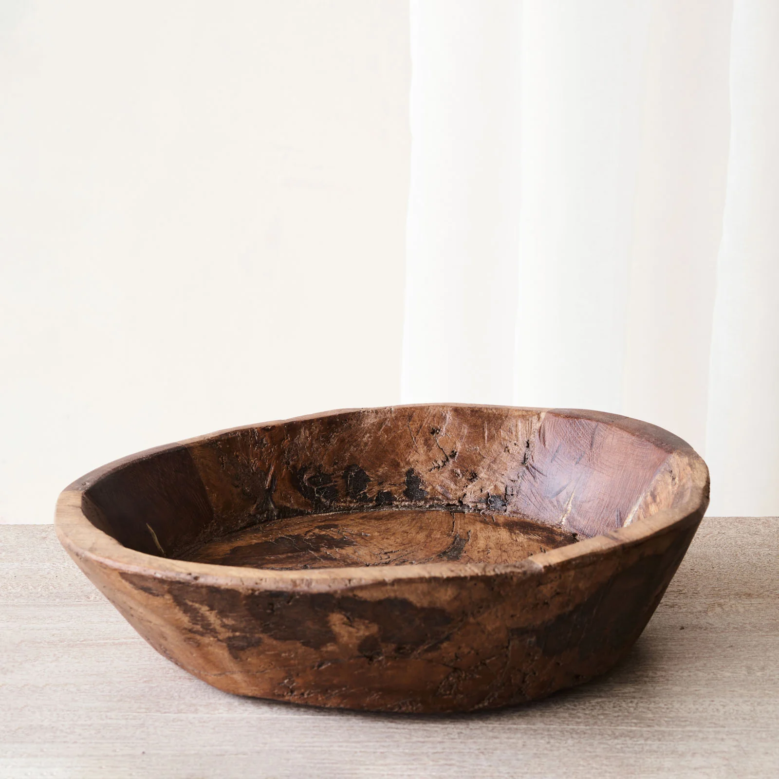 Vintage Wooden Parat Bowl - Medium - Image 23