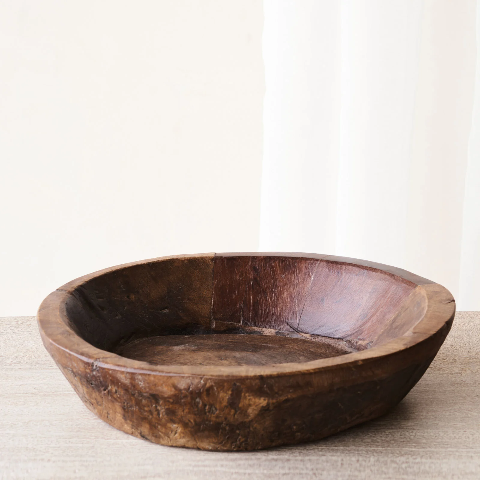 Vintage Wooden Parat Bowl - Medium - Image 3