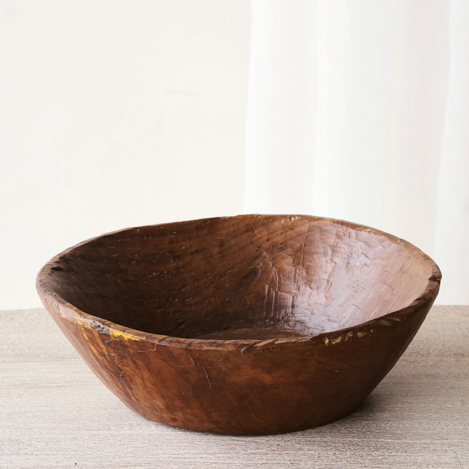 Vintage Wooden Parat Bowl - Medium - Image 35
