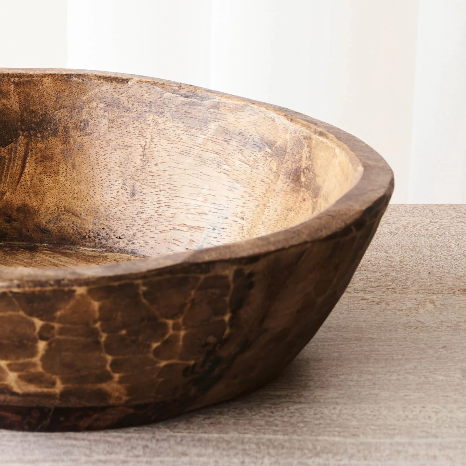 Vintage Wooden Parat Bowl - Medium - Image 6