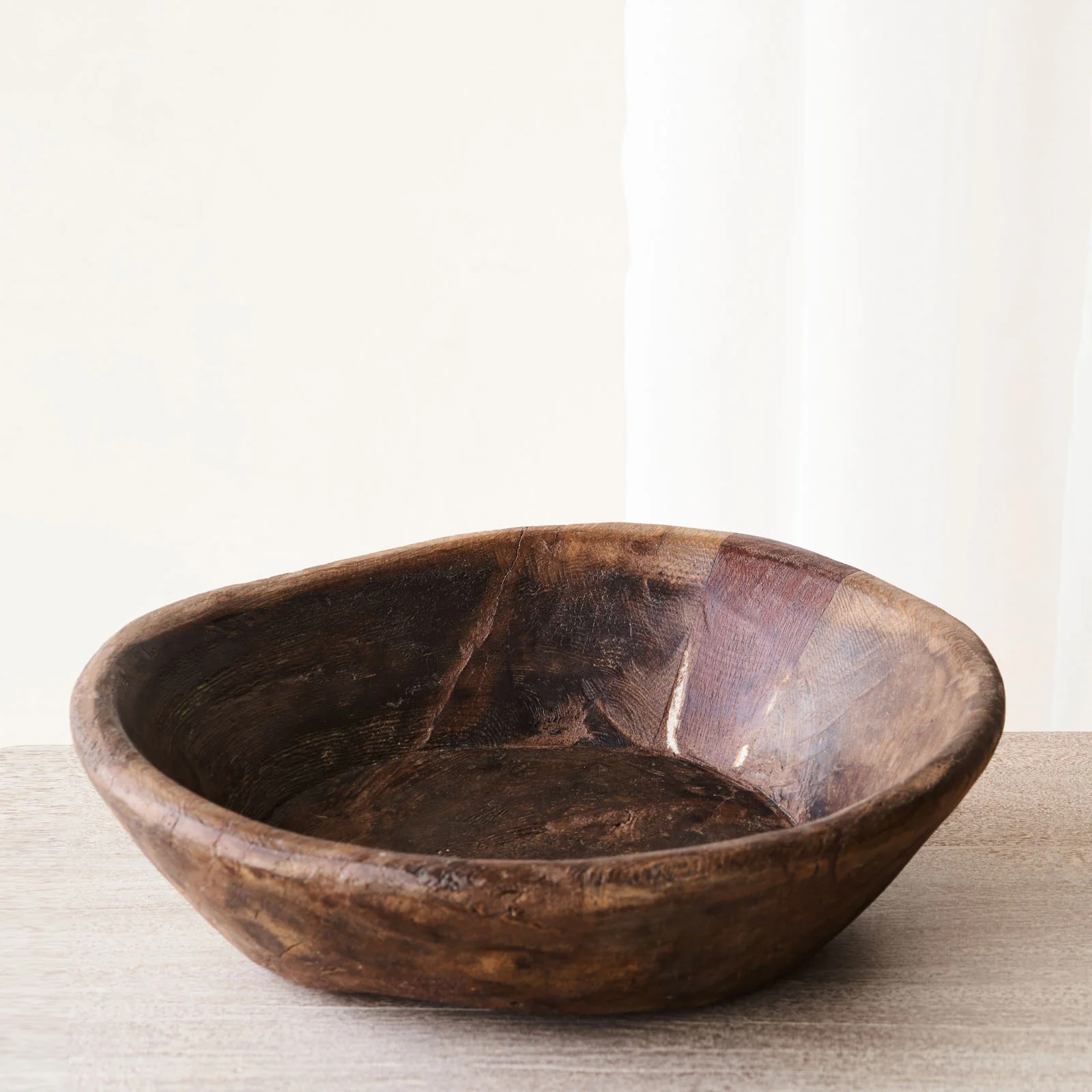 Vintage Wooden Parat Bowl - Medium - Image 7