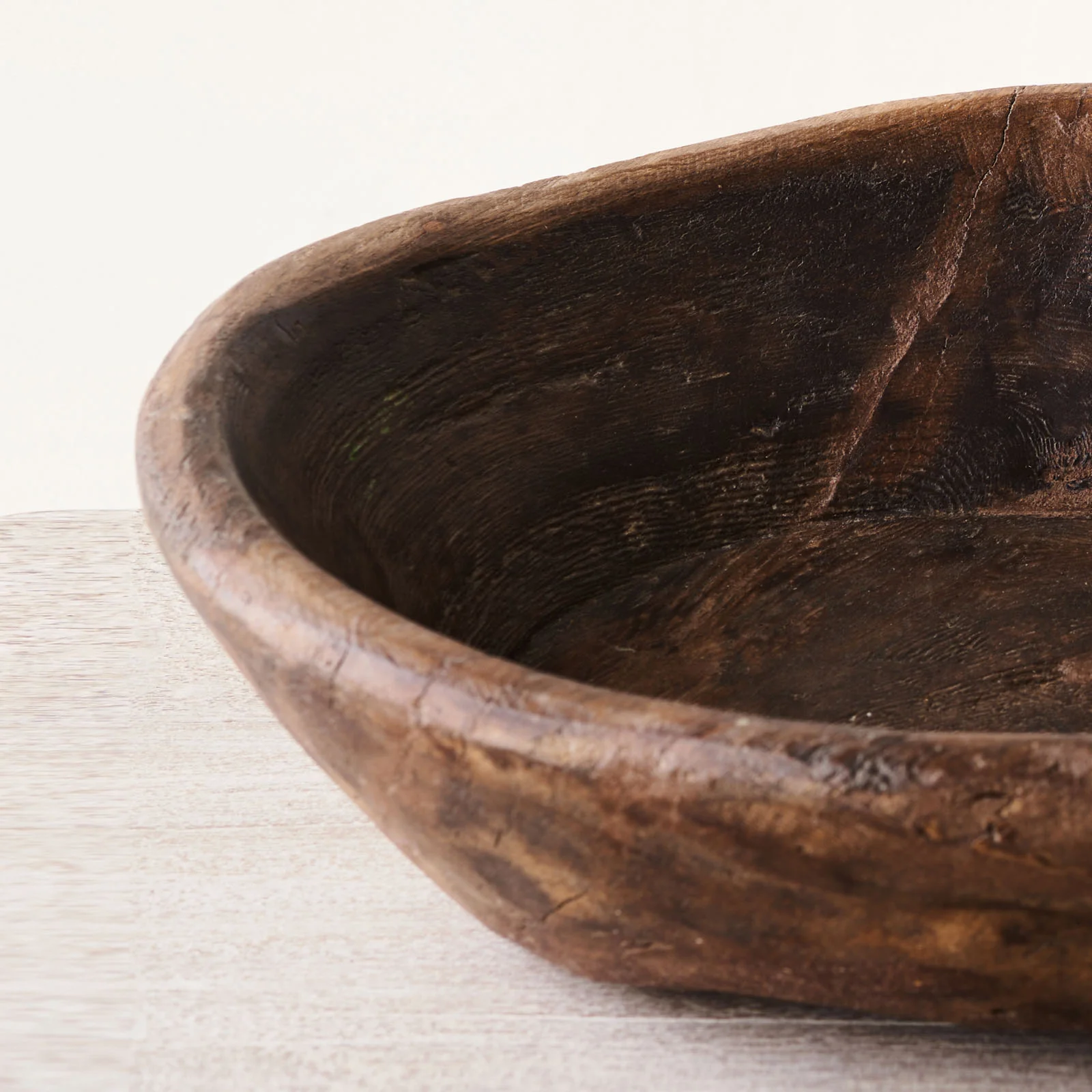 Vintage Wooden Parat Bowl - Medium - Image 8