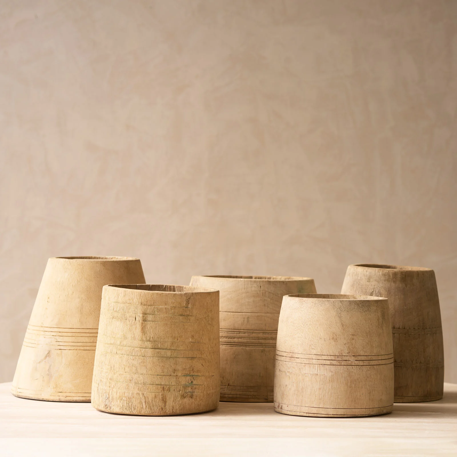 Vintage Wooden Pot