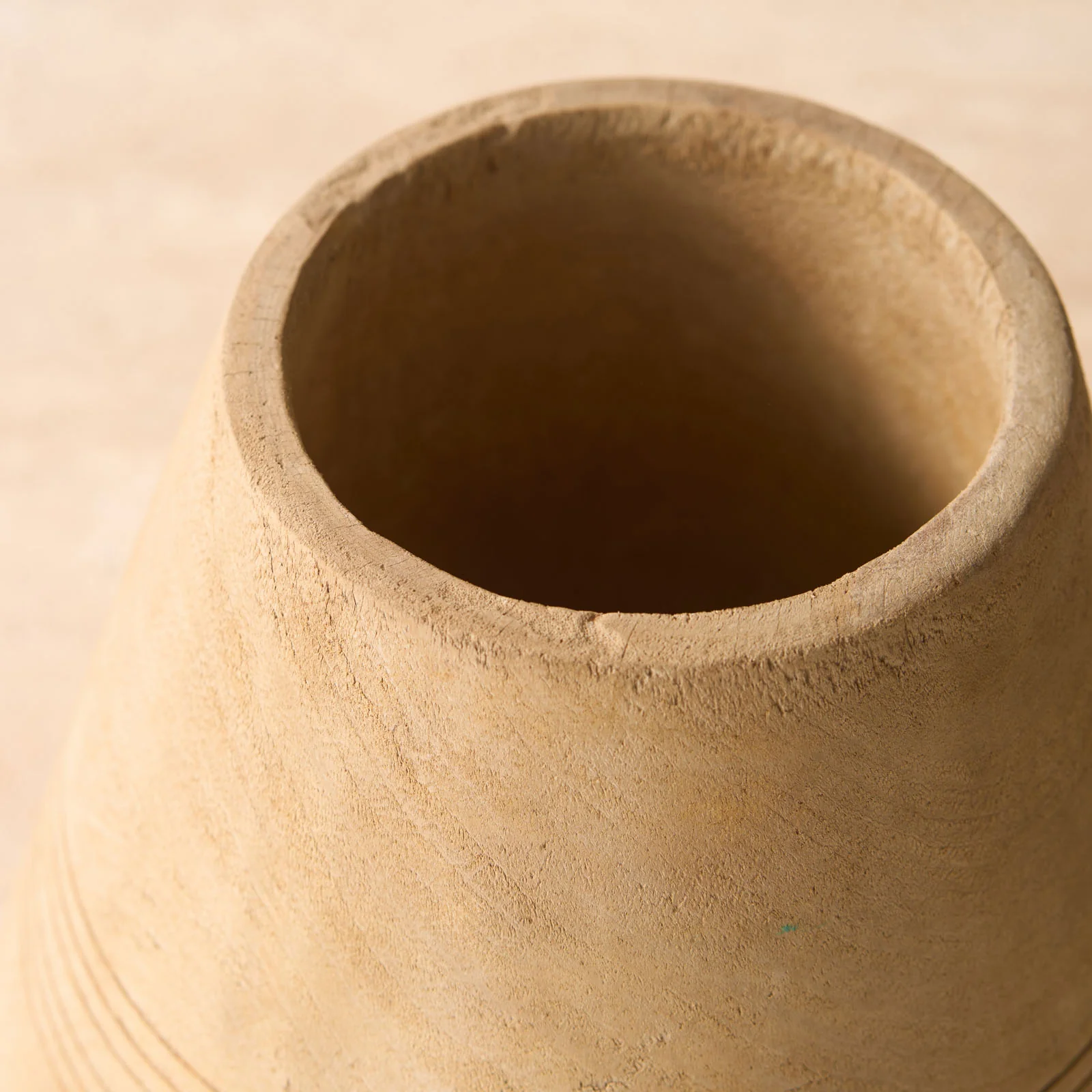 Vintage Wooden Pot - Image 3