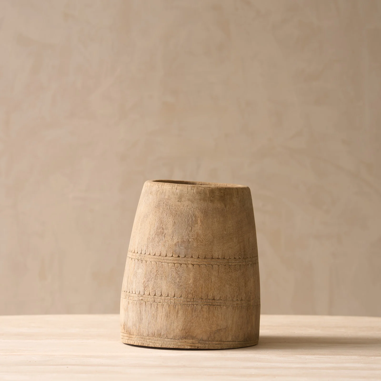Vintage Wooden Pot - Image 4