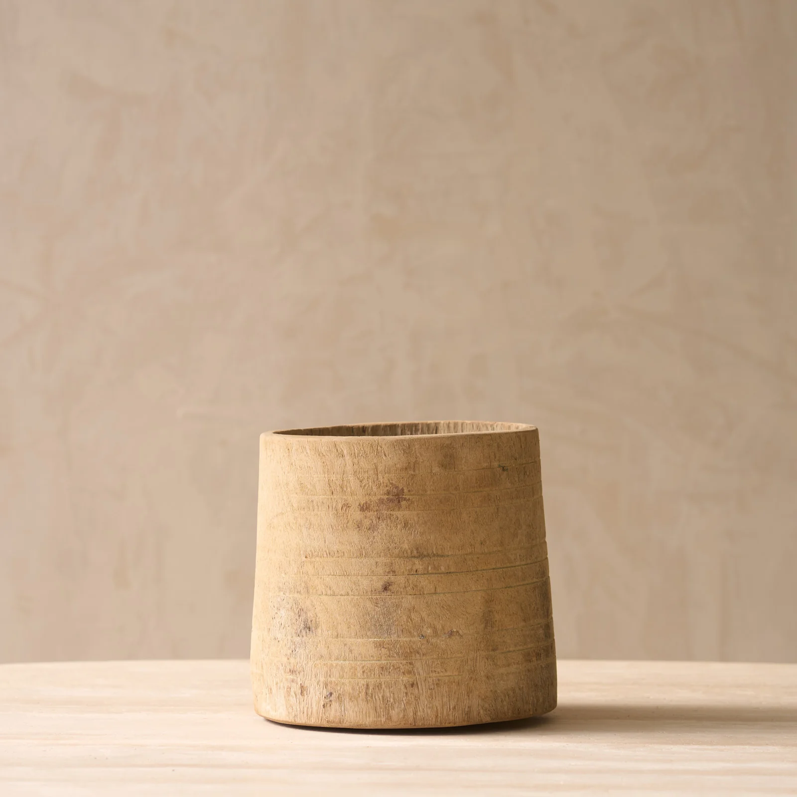 Vintage Wooden Pot - Image 6