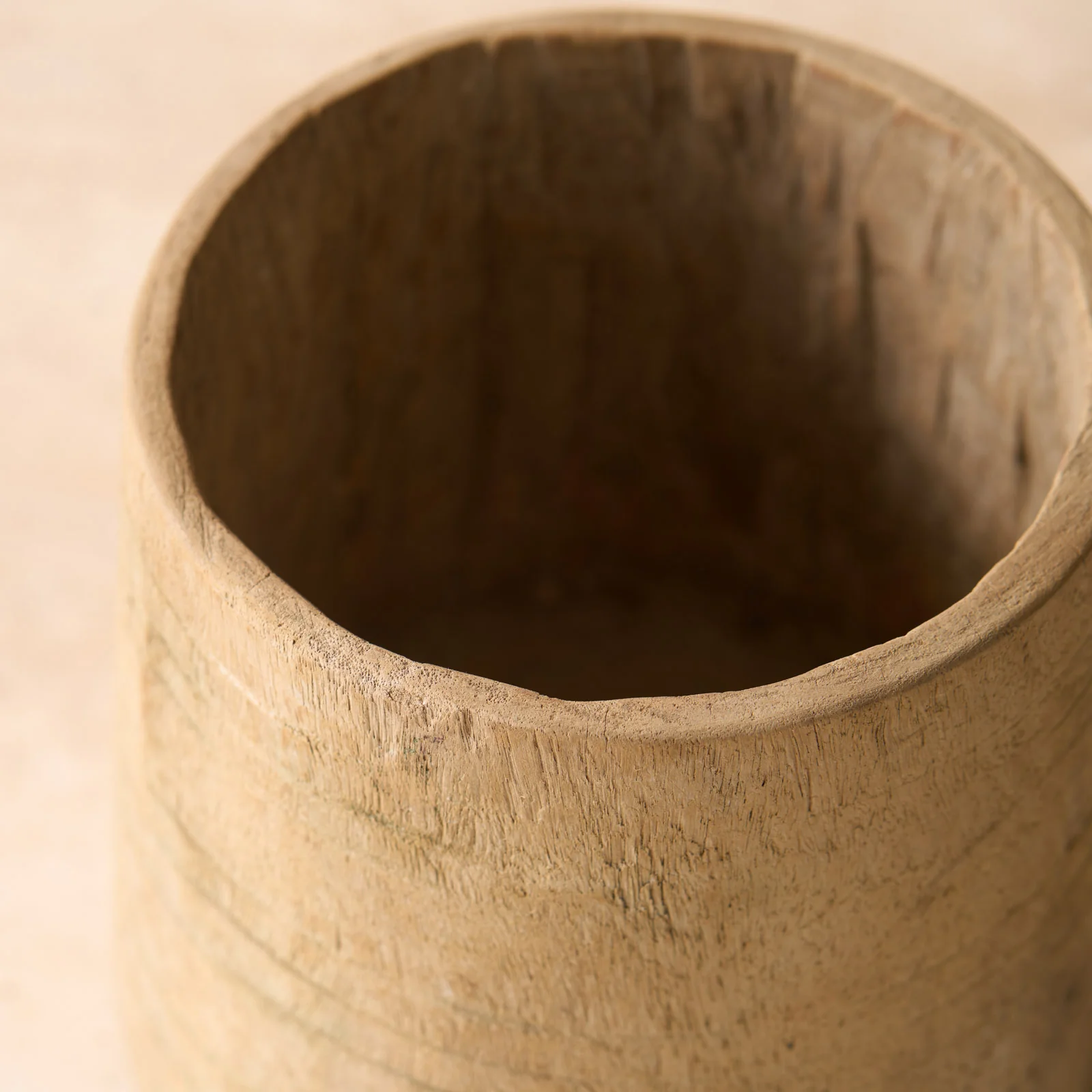Vintage Wooden Pot - Image 7