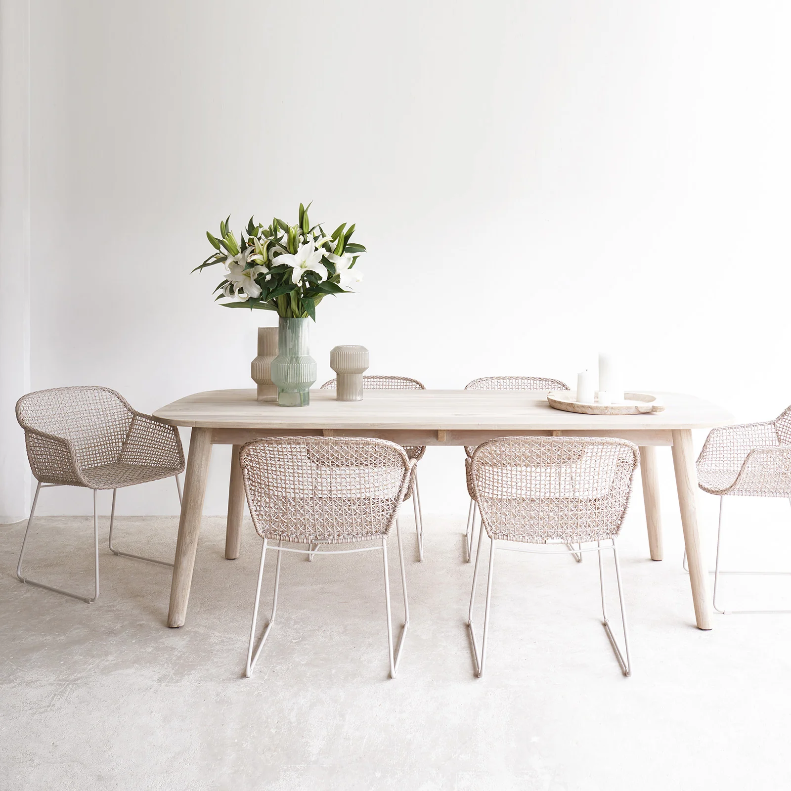 Violet Outdoor Dining Chair | Linen - Image 5