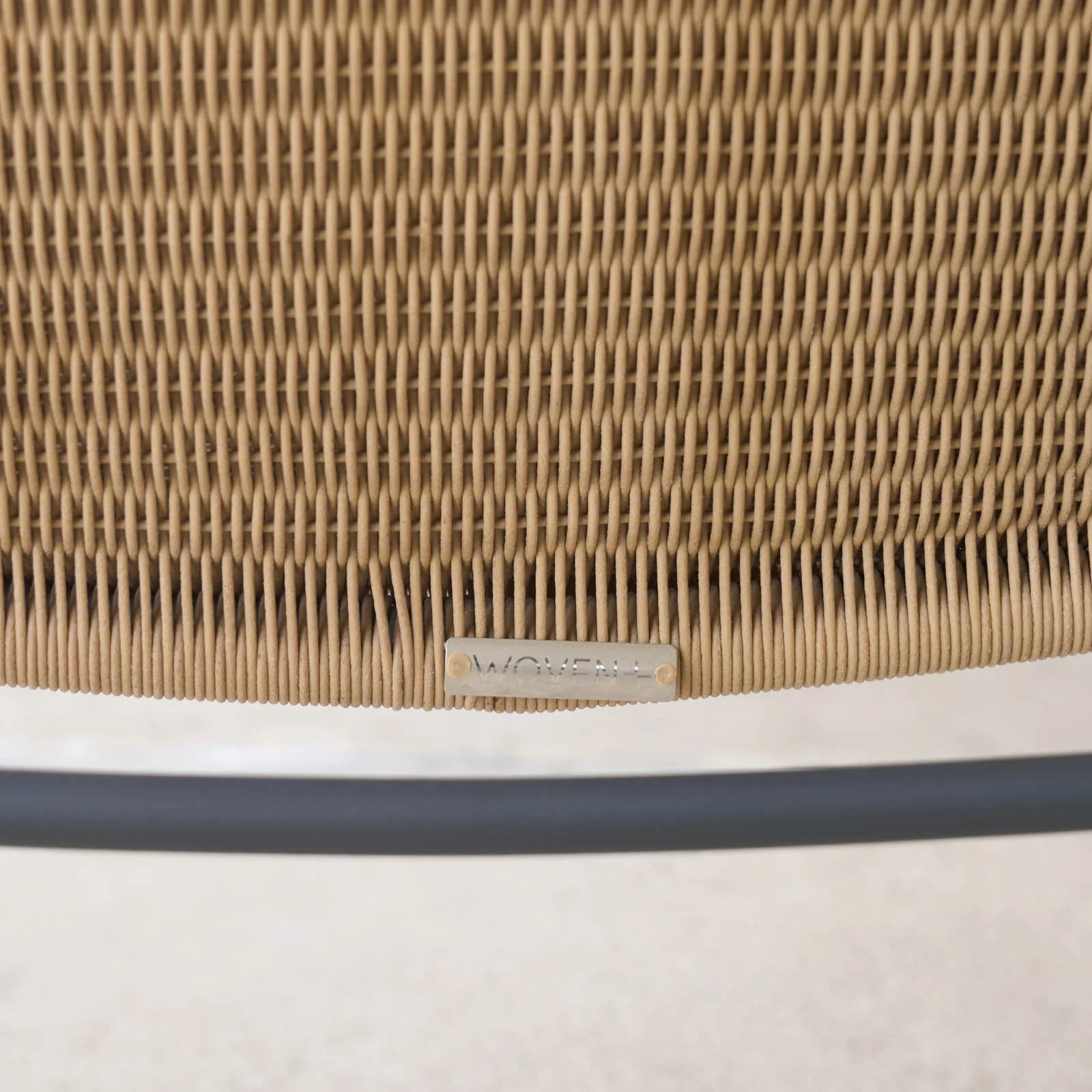Vista Outdoor Lounge Chair | Ginger/Graphite Frame with Sesame Cushions - Image 13
