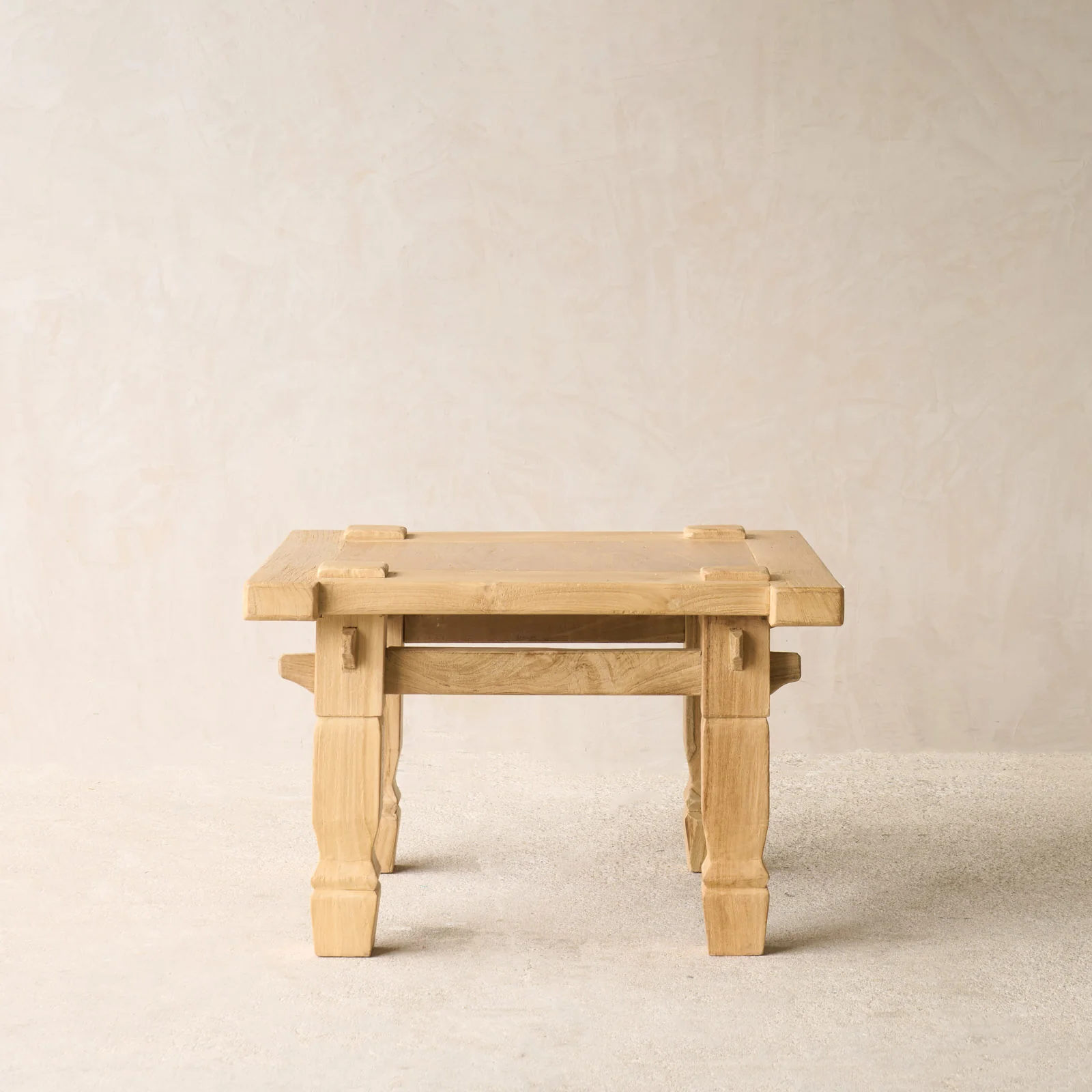 Weaving Coffee Table | Square - Natural (75cm) - Image 5