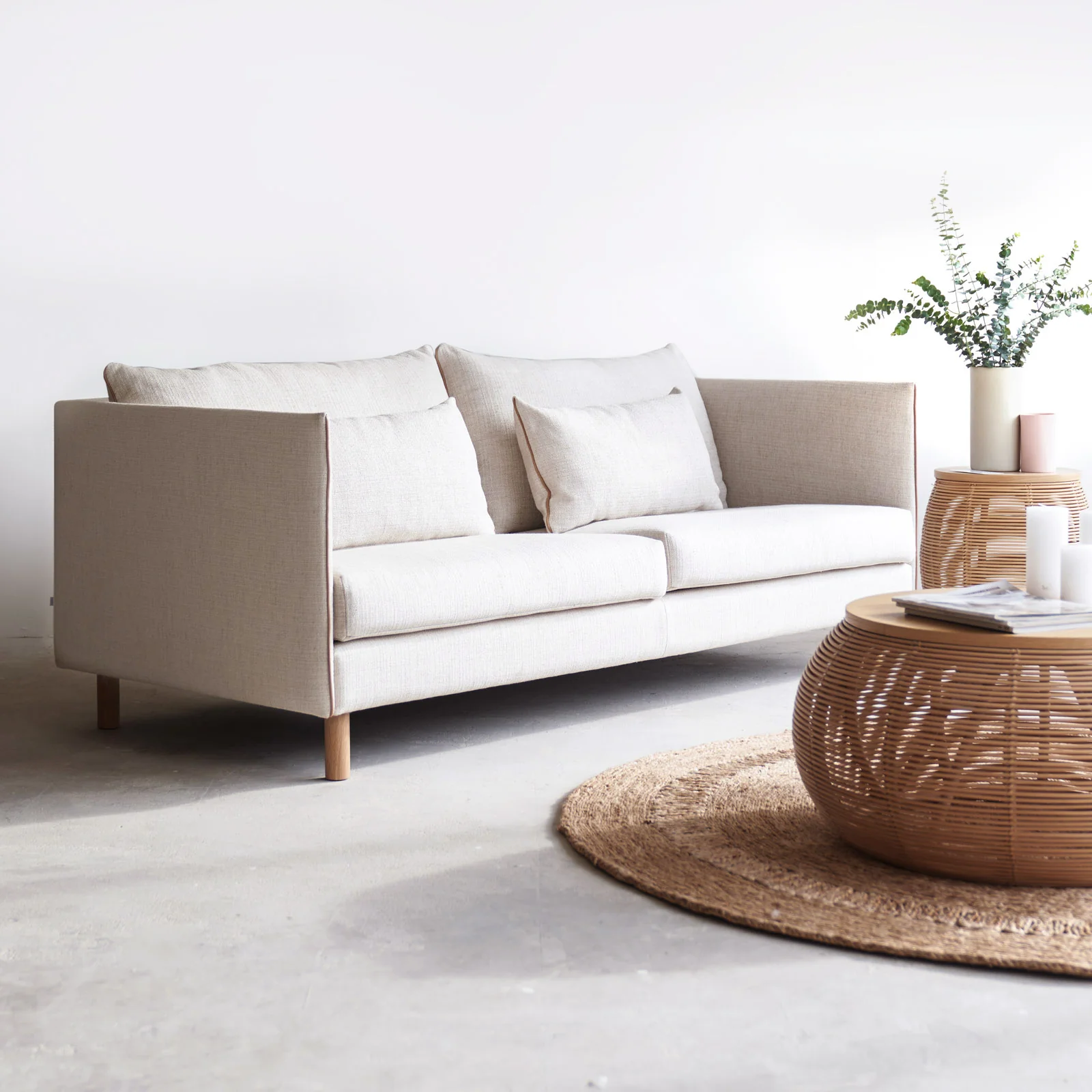 Weekend Sofa | Bespoke Fabric & Leather - Image 9